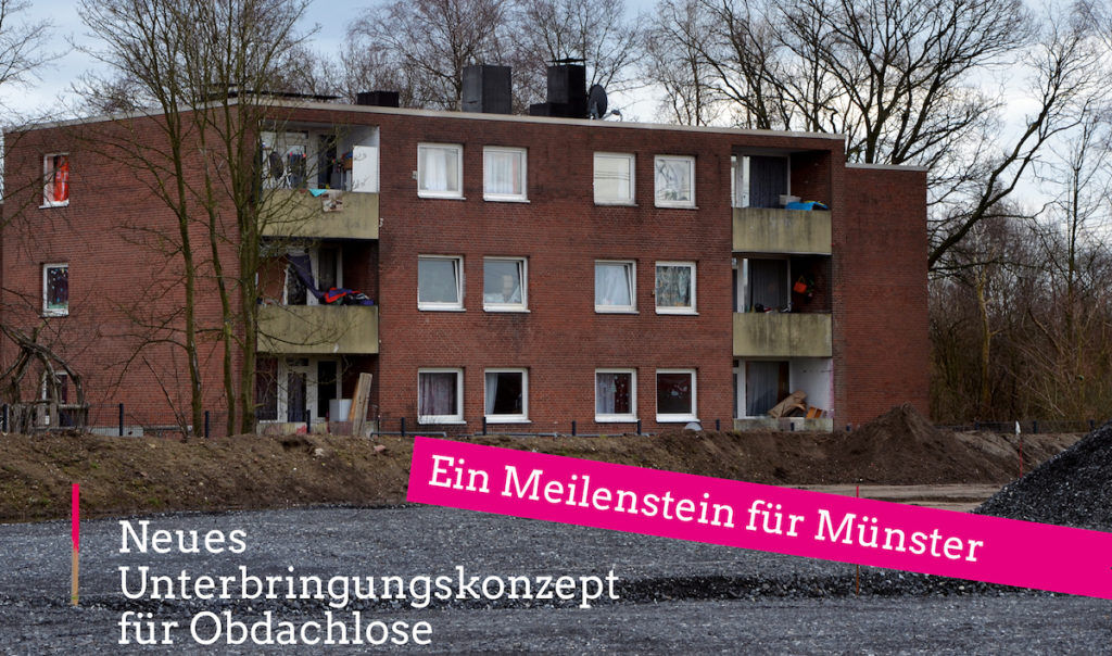 Neues Unterbringungskonzept für Obdachlose