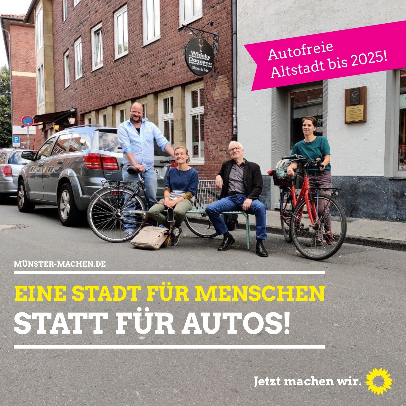 Autofreie Altstadt: Endlich die Verkehrswende machen und Klimaschutz ernst nehmen!