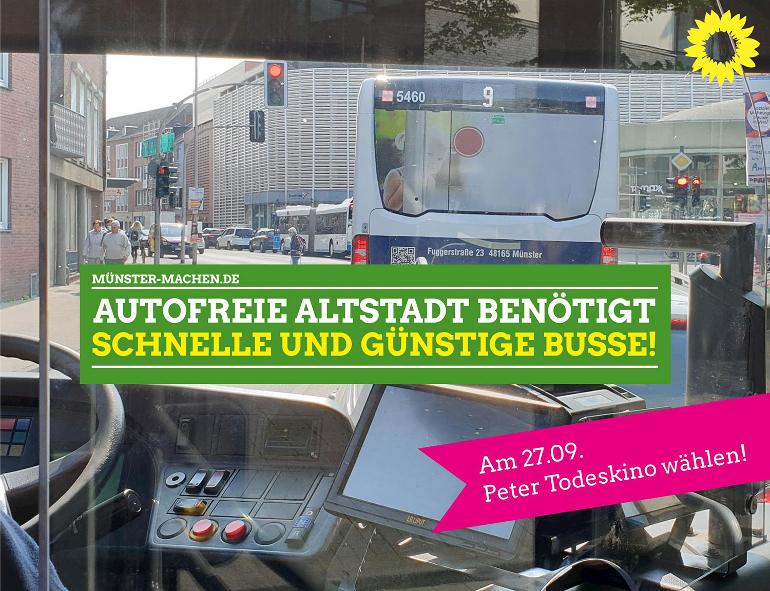 Busspuren, Vorrang an Ampeln, 1-Euro-Ticket
