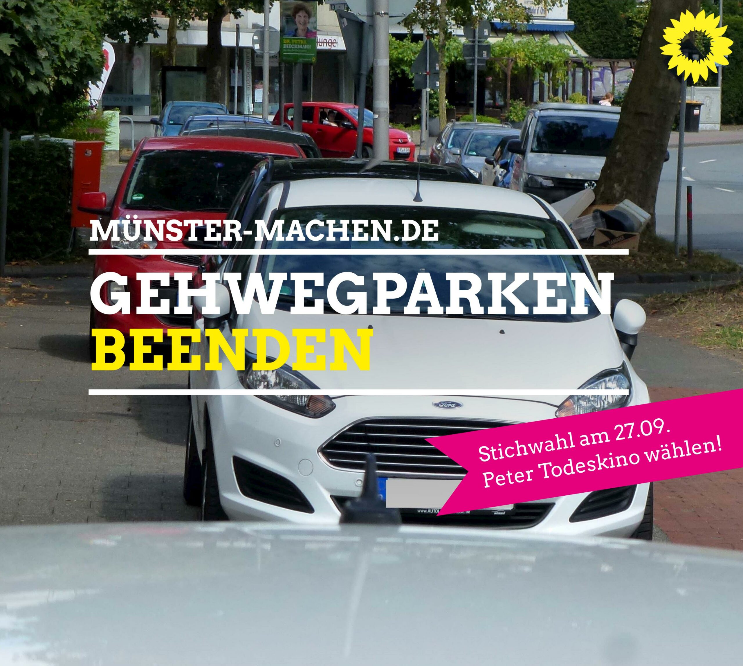 Platz für Kinder, ältere und mobilitätsbeeinträchtige Menschen frei halten