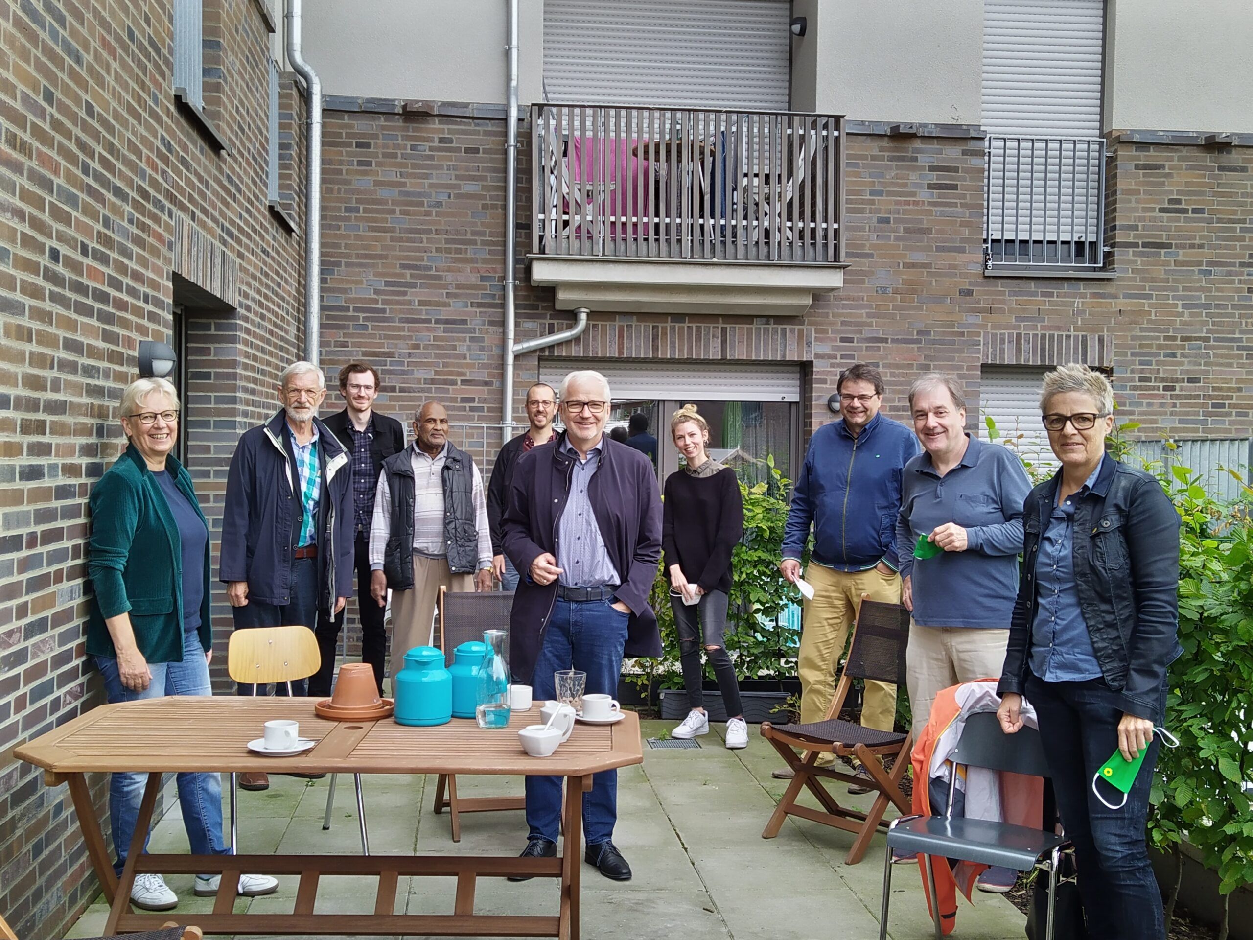 GRÜNE besuchen York-Höfe und Wohnprojekte 60+