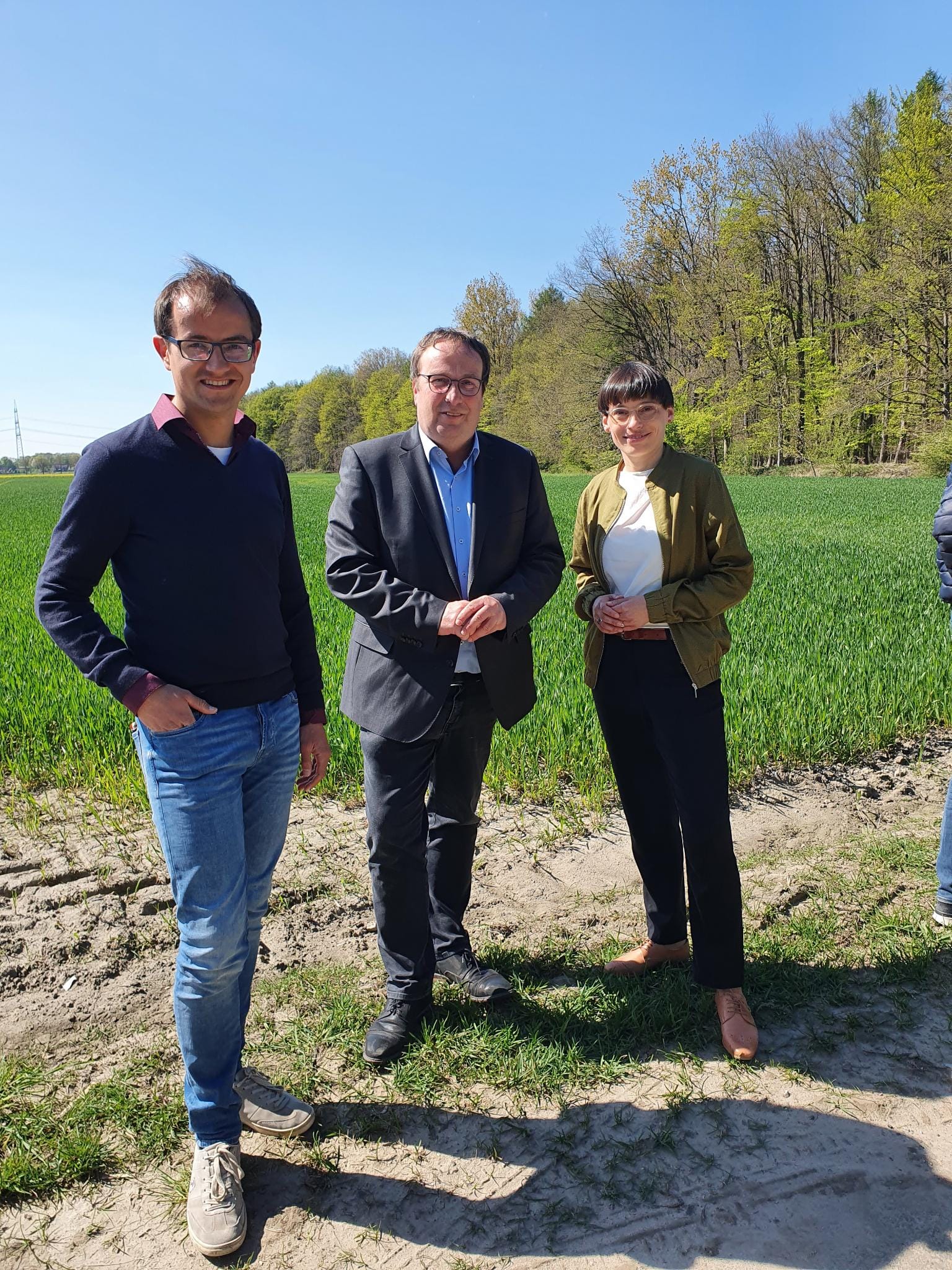 MdB Oliver Krischer informiert sich über Windradausbau in Münster