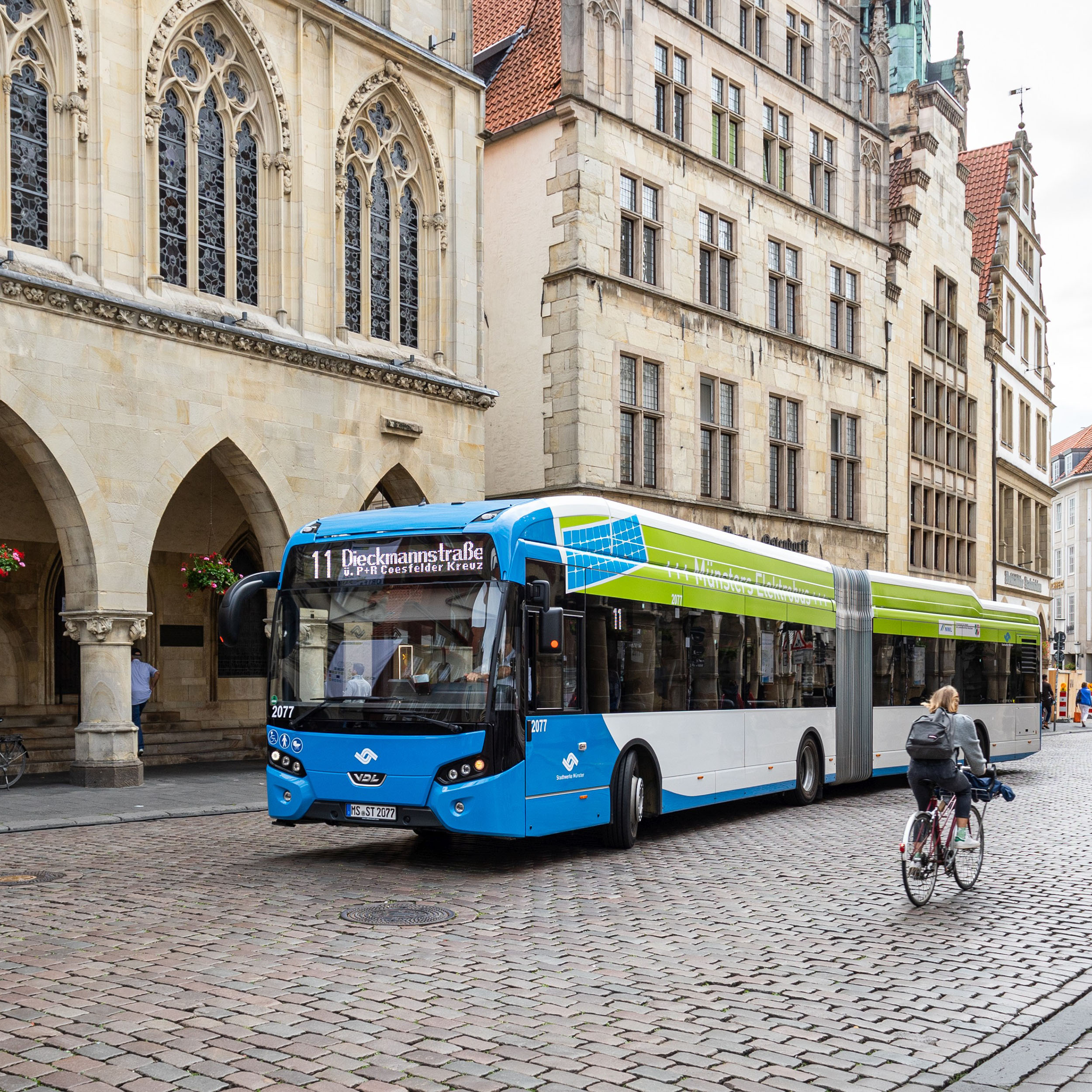 GRÜNE freuen sich über Elektrobusförderung für Stadtwerke