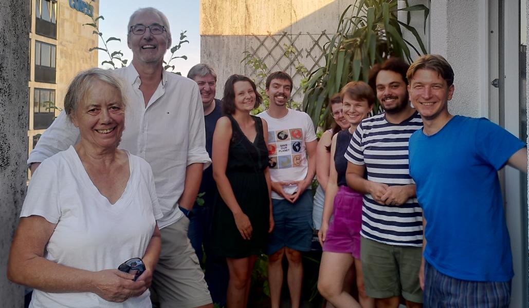 v.li.n.re.: Monika Sedlacek, Michael Leffers, Ulrich Kathöfer, Leonie Bronkalla, Fabian Müller, Lena Ilsemann, Judith Petersen, Ali Saker und Jörg Rostek.