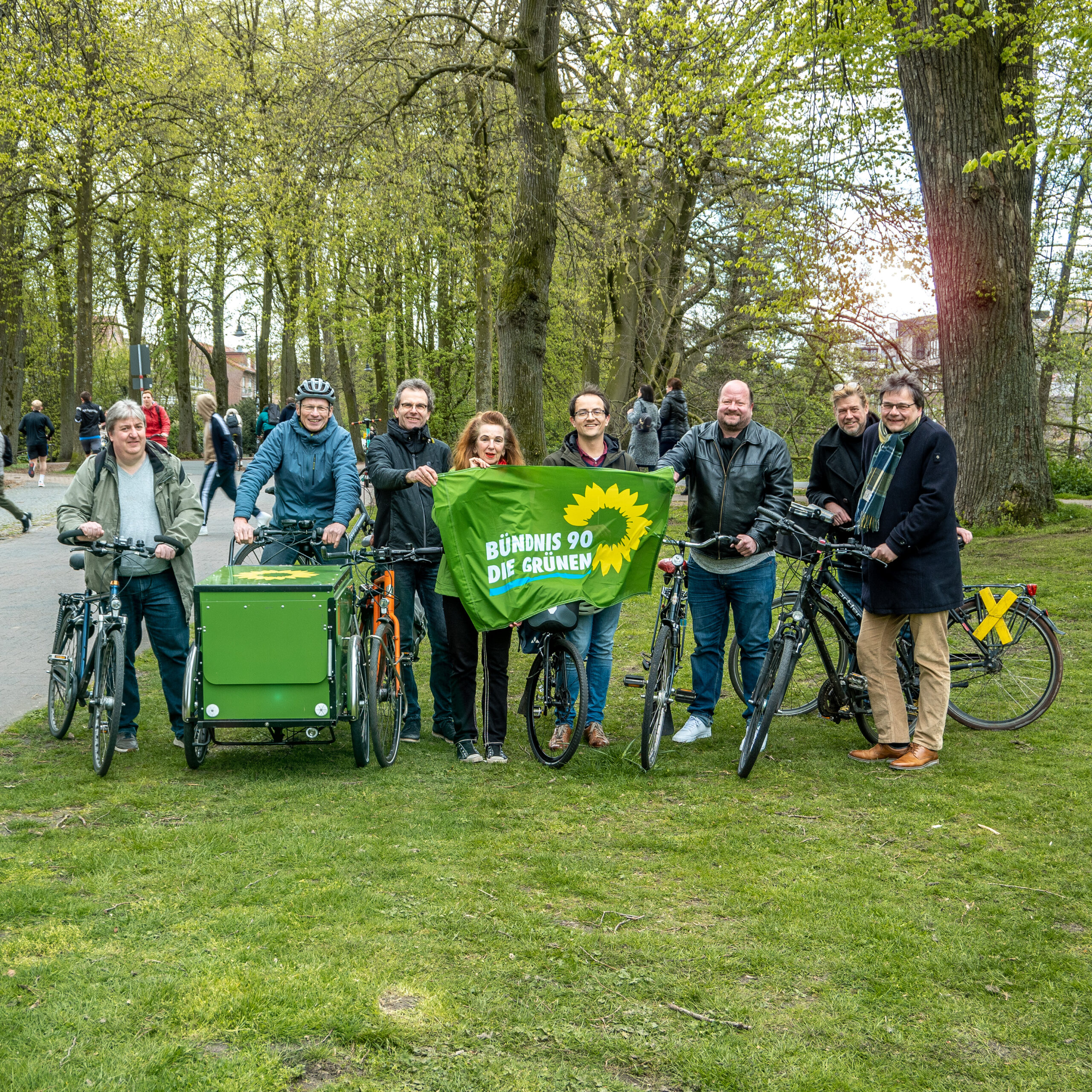 GRÜNE starten ins Stadtradeln