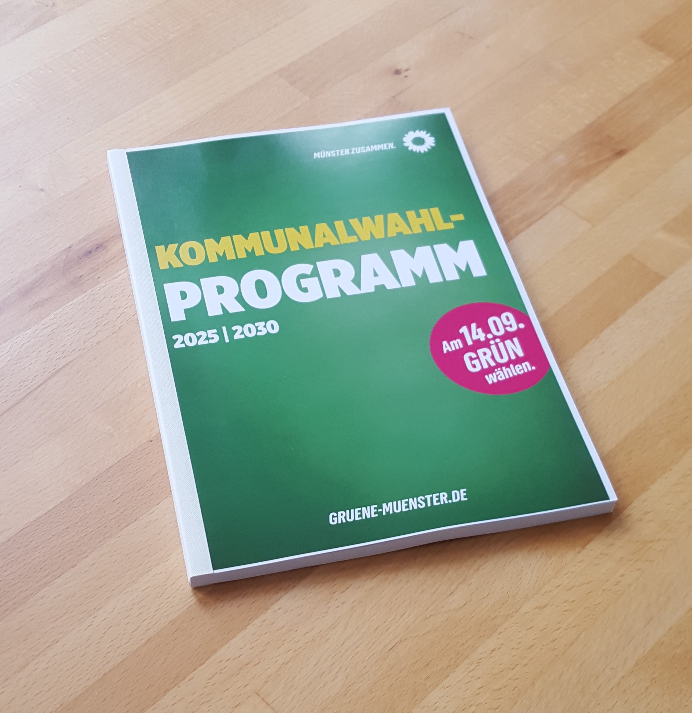 GRÜNE Münster veröffentlichen Kommunalwahlprogramm: für eine soziale, klimafreundliche und zukunftsfähige Stadt