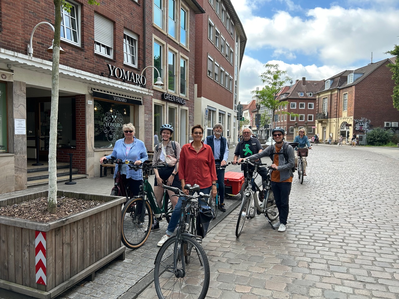 Grüne Ratsfraktion Leer per Rad in Münster